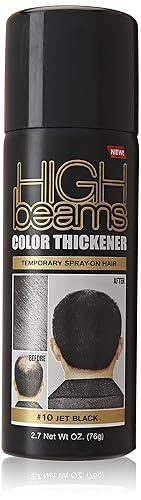 Salon Grafix High Beams Color Thickener Temporary Spray - Jet Black for Unisex - 2.7 oz Hair Color Beauty & Personal Care Salon Grafix