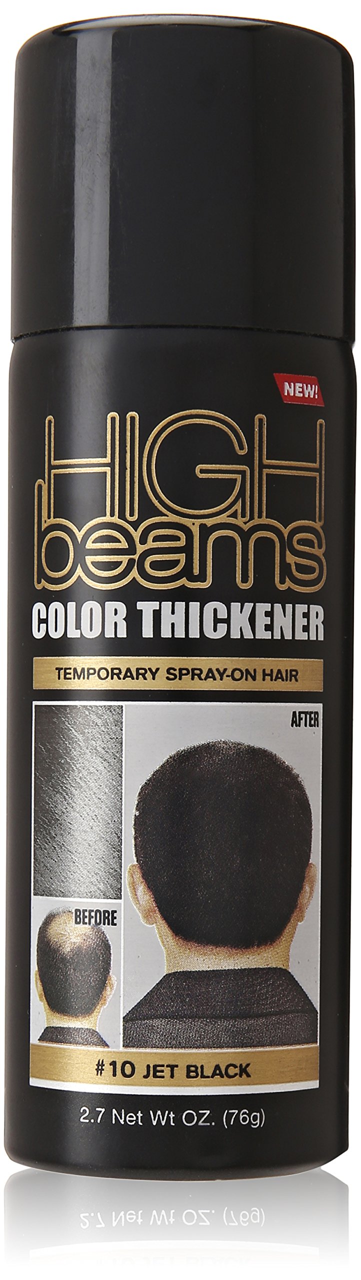 Salon Grafix High Beams Color Thickener Temporary Spray - Jet Black for Unisex - 2.7 oz Hair Color Beauty & Personal Care Salon Grafix