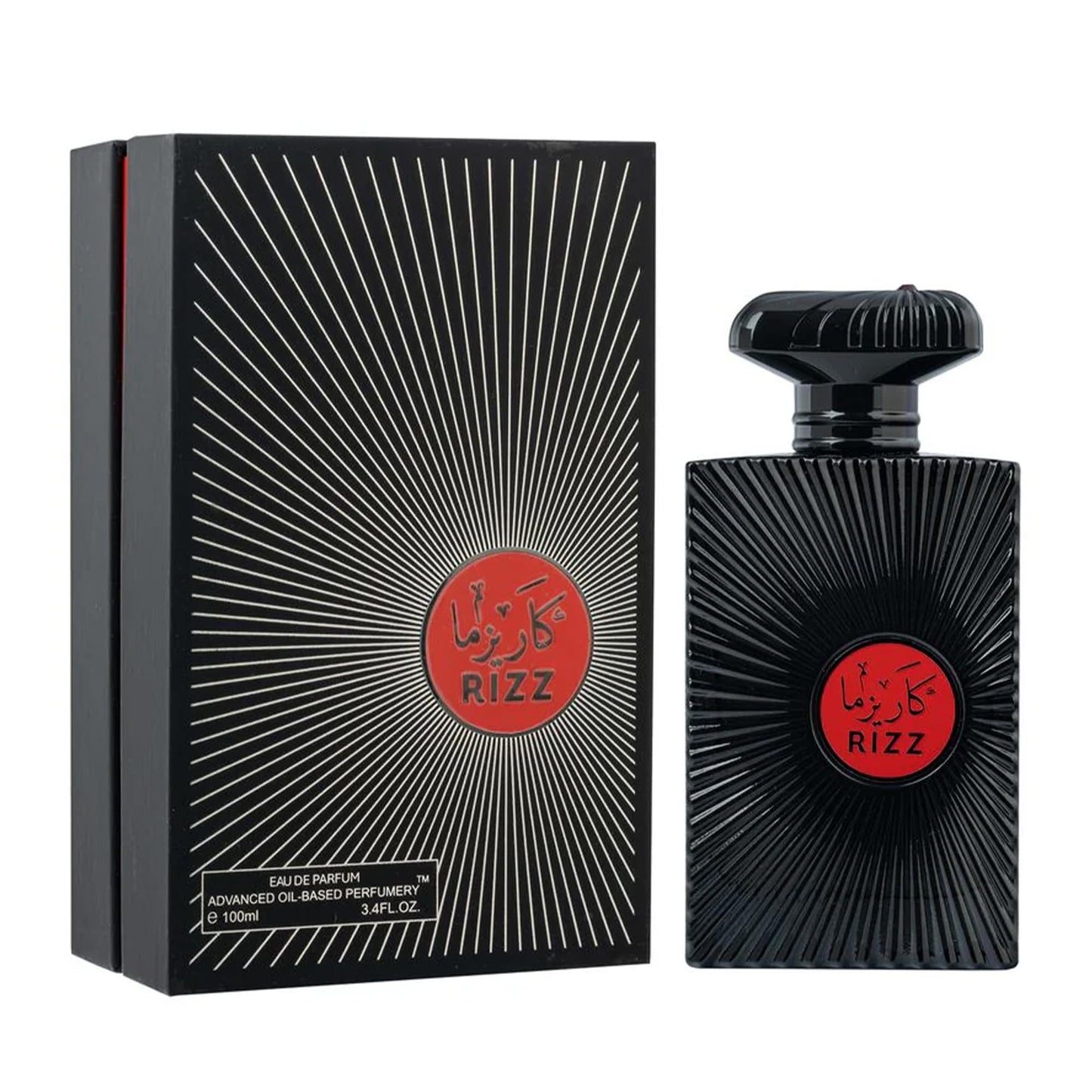 ARIAZ RIZZ Men’s Eau De Parfum with the Magnetic Pull of Bergamot, Apple, Spicy Cinnamon, Lavender, Vanilla & Patchouli - Long Lasting Oil Based Woody Beauty & Personal Care ARIAZ