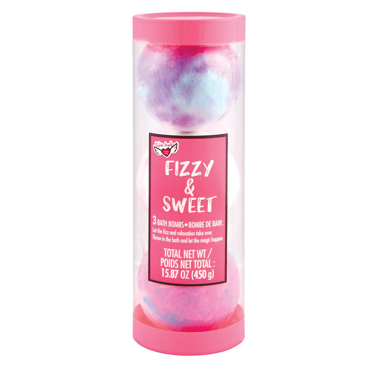 Fashion Angels Fresh Vibes Fizzy & Sweet Bath Bomb Tubes, Assorted Scents, 3 Count (styles will vary) Beauty & Personal Care Fashion Angels