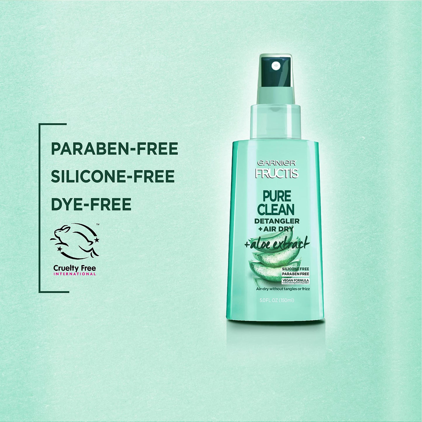 Garnier Fructis Pure Clean Detangler + Air Dry, Aloe Vera, 5 Fl Oz Beauty & Personal Care Garnier