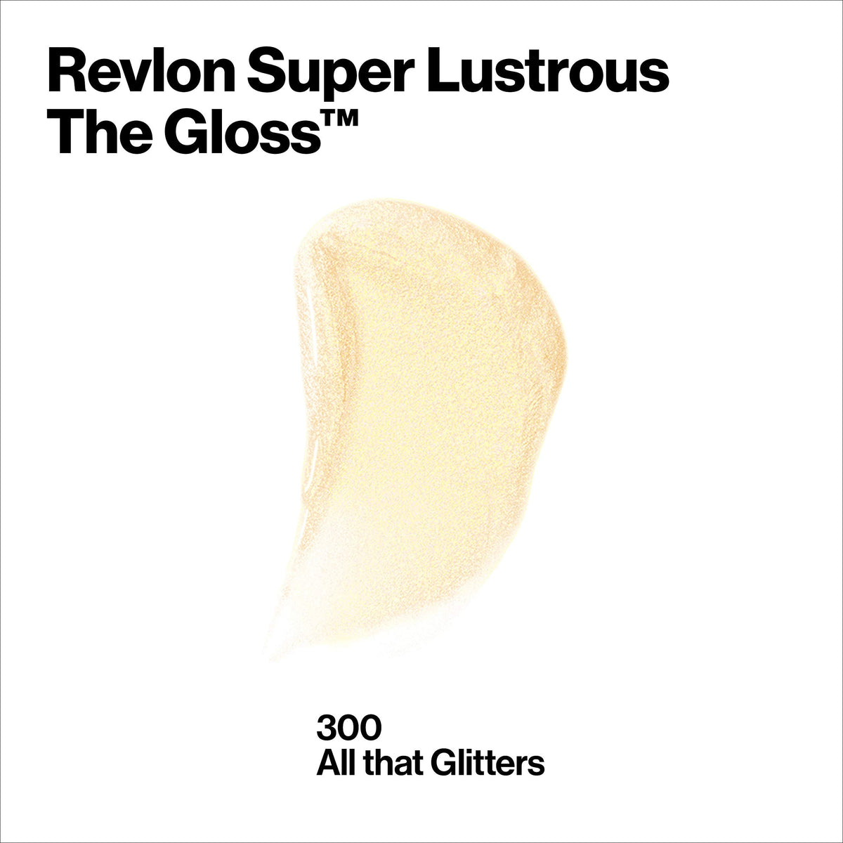 Revlon Super Lustrous Lip Gloss, Non-Sticky, Hydrating, High Shine Finish, 300 All That Glitters, 0.13 oz Beauty & Personal Care REVLON