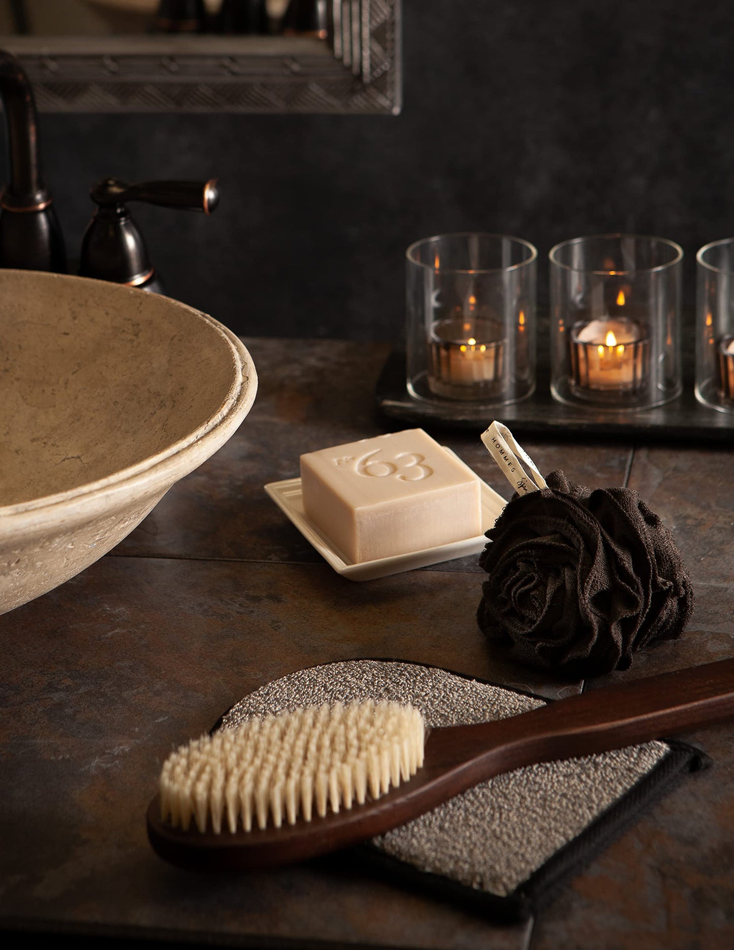 Urbana Spa Prive Men's Bamboo Charcoal Collection, Body Brush Beauty & Personal Care Urbana