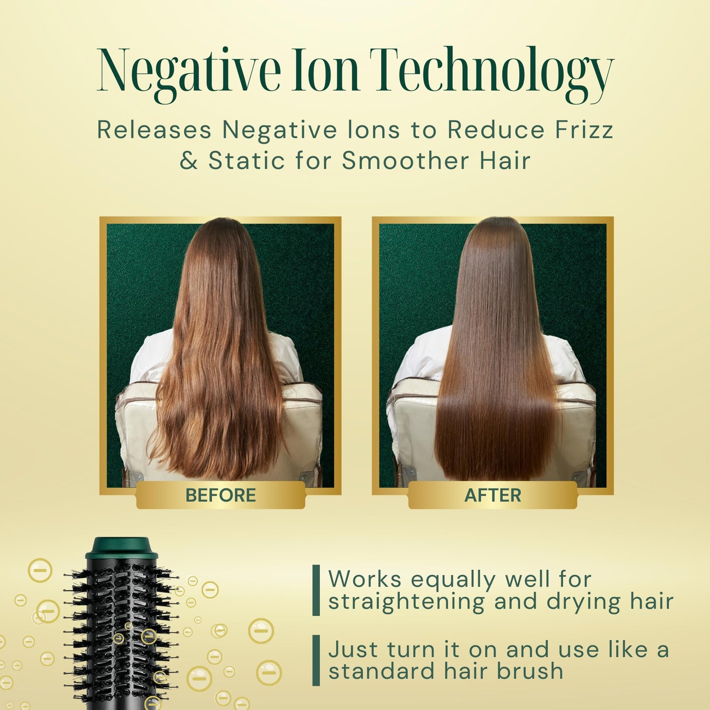Asani Hot Air Brush - Multipurpose Blow Dryer Brush with Interchangeable Heads, Heated Round Brush for Curling or Straightening, Volumizer and Styling Beauty & Personal Care Asani