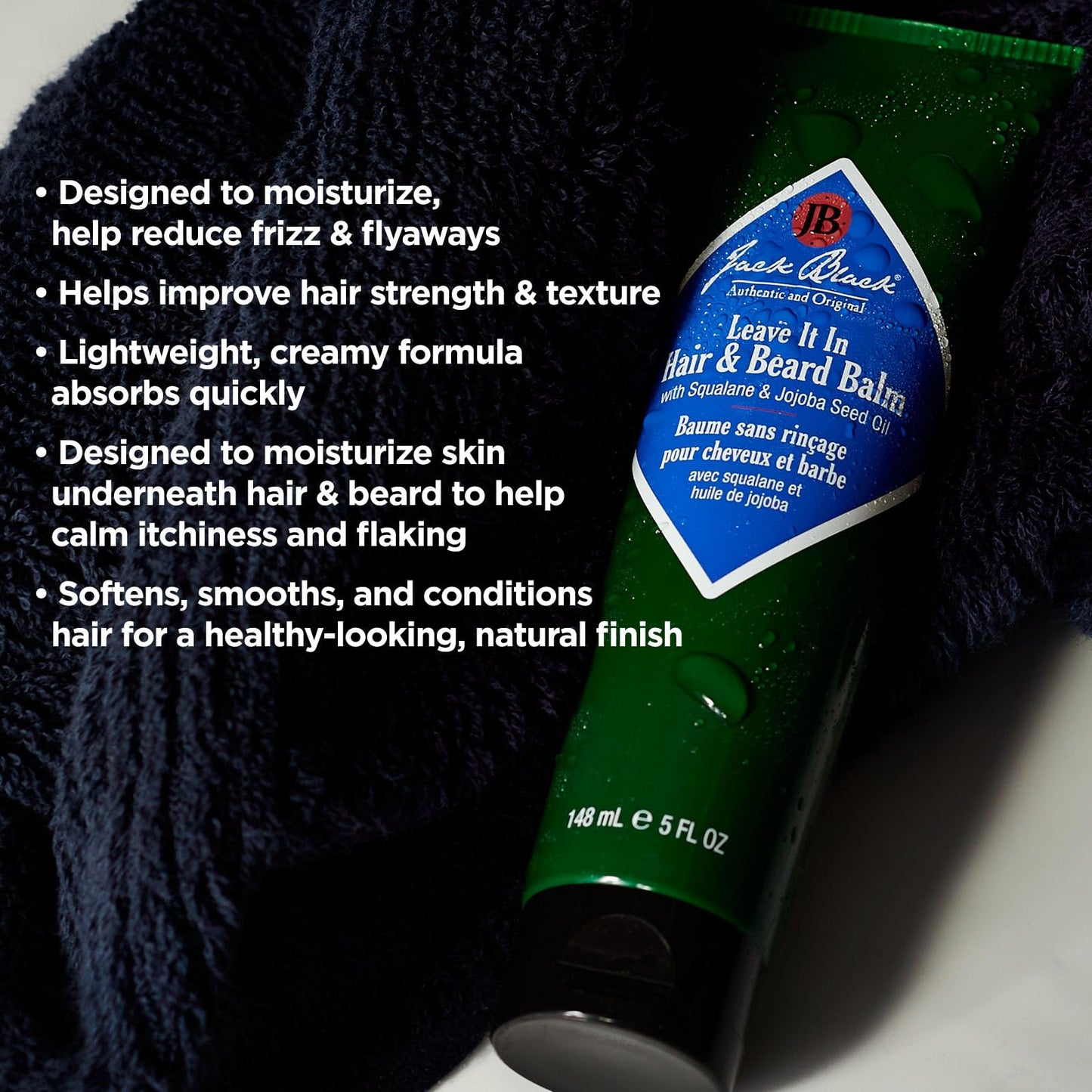 Jack Black Leave It In Hair & Beard Balm Beauty and Personal Care Jack Black