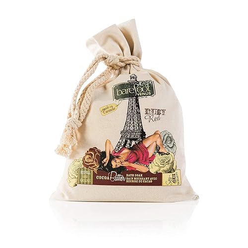 Barefoot Venus Epsom Salt Bath Soak with Cocoa Butter 800 G (Ruby Red) Beauty & Personal Care Barefoot Venus