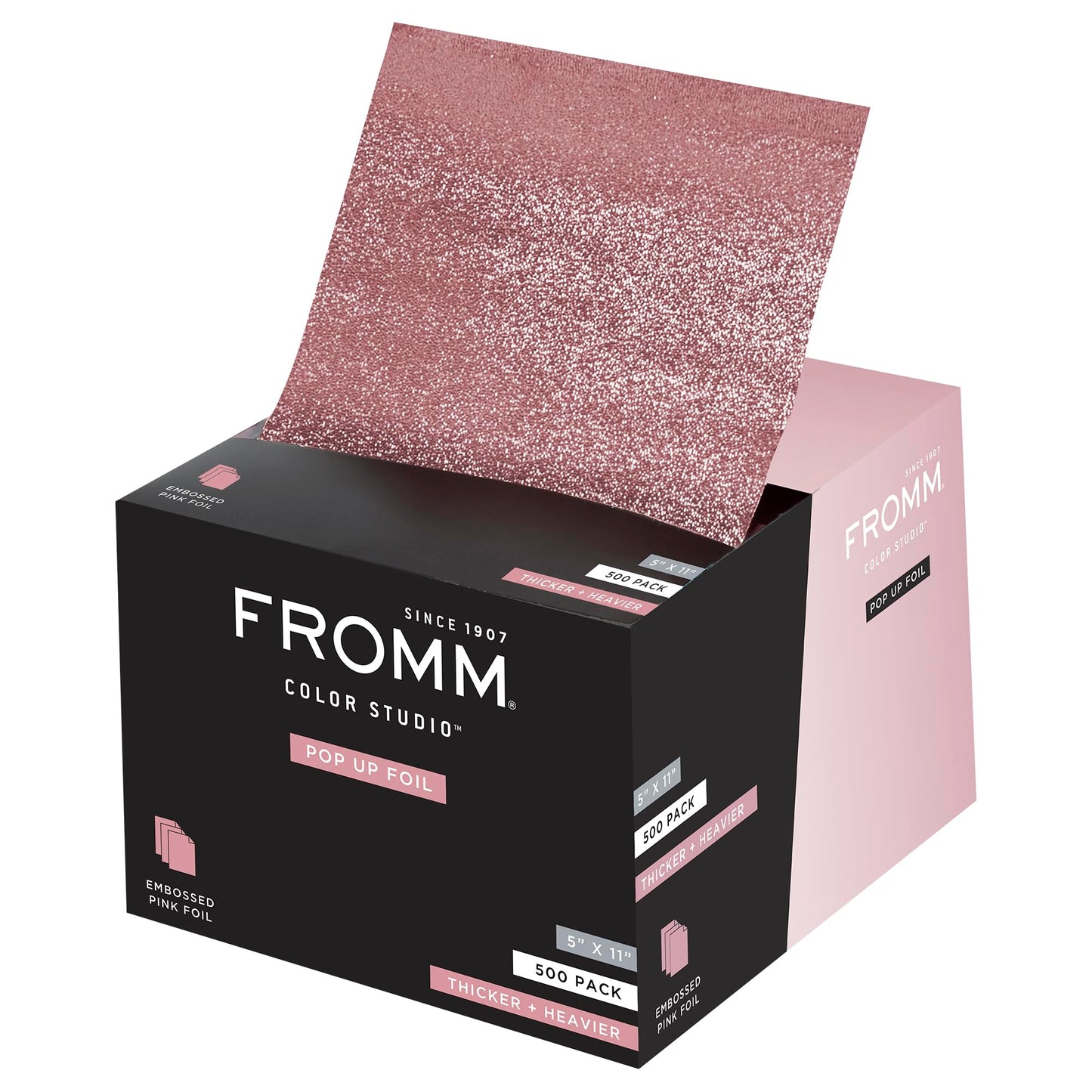 Fromm Pop Up Hair Foils, Light Pink Foils, Cosmetology Supplies, Hairstylist Essentials, Lightweight, Ideal for Highlighting and Coloring, Precut, 5" Beauty & Personal Care Fromm