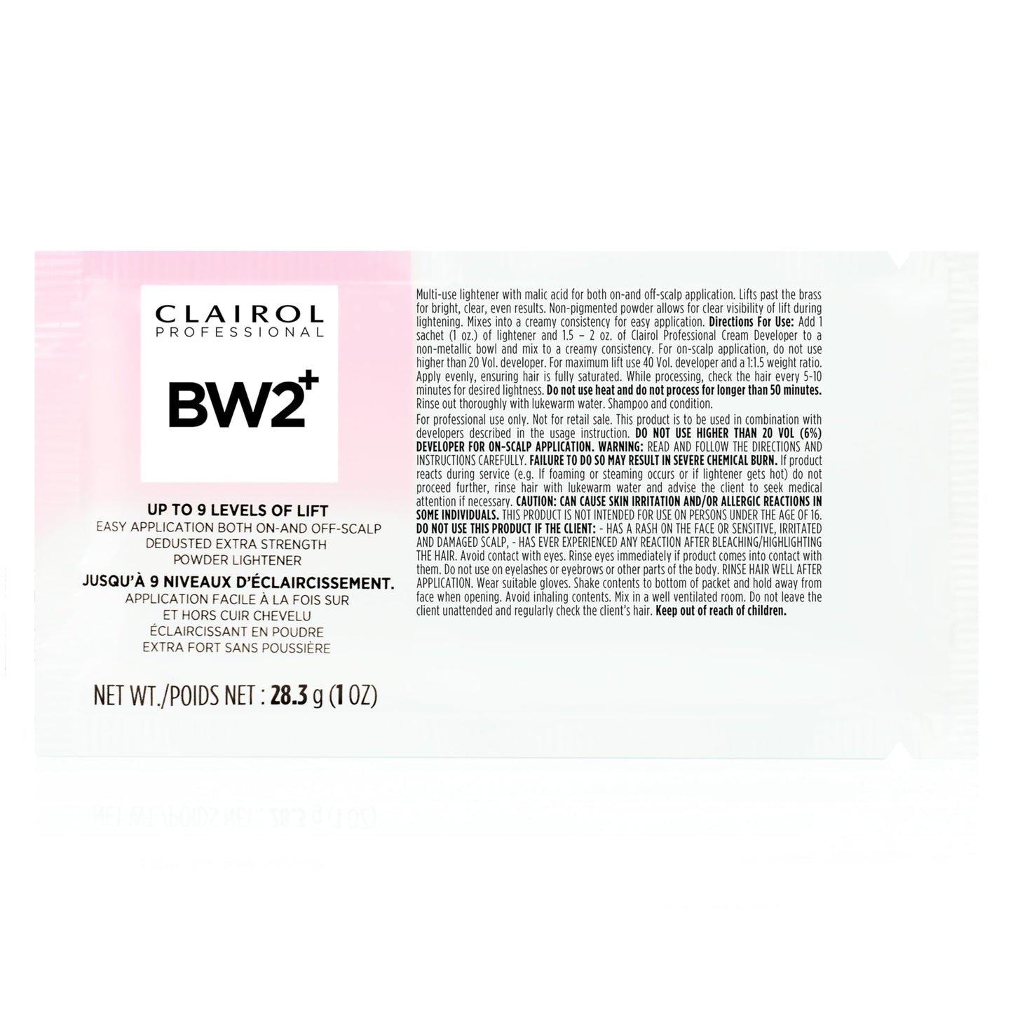 Clairol Professional BW2+ Dedusted Extra Strength Powder Lightener for Hair Highlights, 1 oz. Beauty and Personal Care Clairol Professional