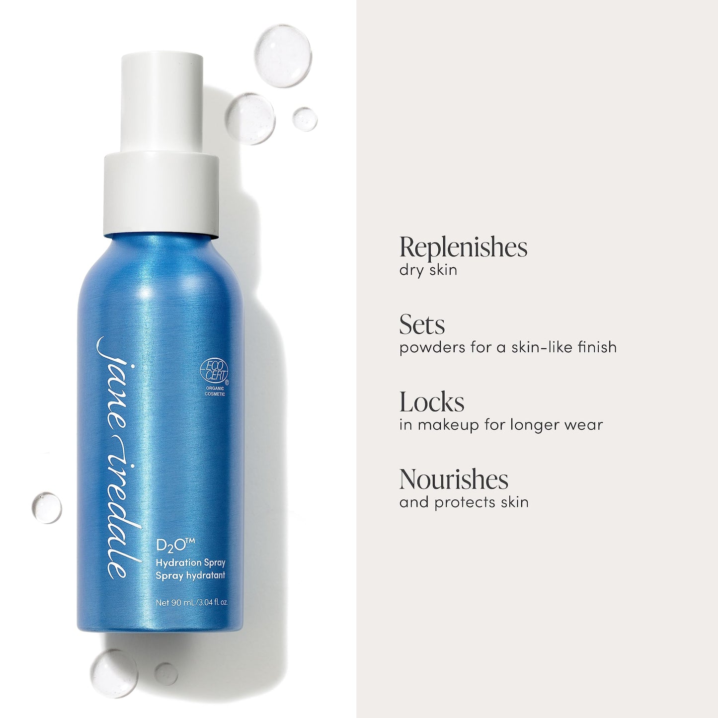 Jane Iredale D2O Hydration Spray 3.04 oz - Soothing Vegan Moisturizer for All Skin Tones & Types Beauty & Personal Care jane iredale