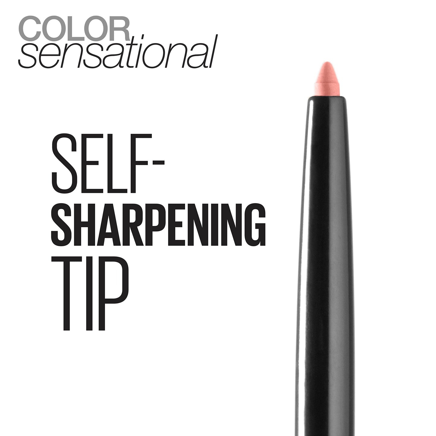 Maybelline Color Sensational Shaping Lip Liner with Self-Sharpening Tip, Purely Nude, Nude, 1 Count Beauty & Personal Care MAYBELLINE