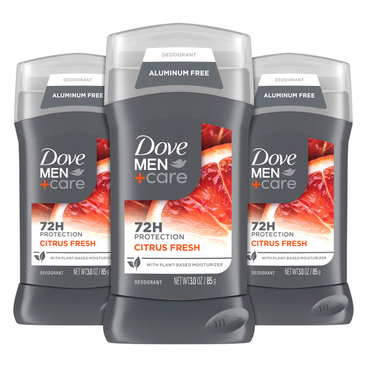 DOVE MEN + CARE Aluminum Free Deodorant for Men 3 Pack Summer Citrus Deodorant for Men 3 oz Beauty and Personal Care DOVE MEN + CARE