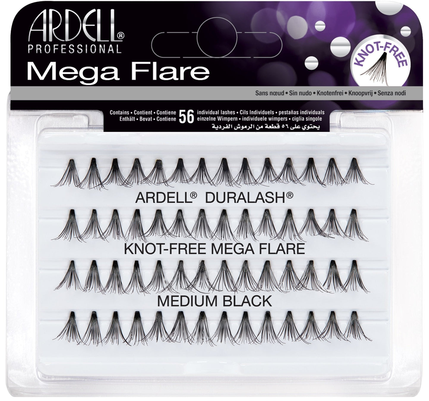Mega Individuals Knot-Free Medium Black Beauty & Personal Care Ardell