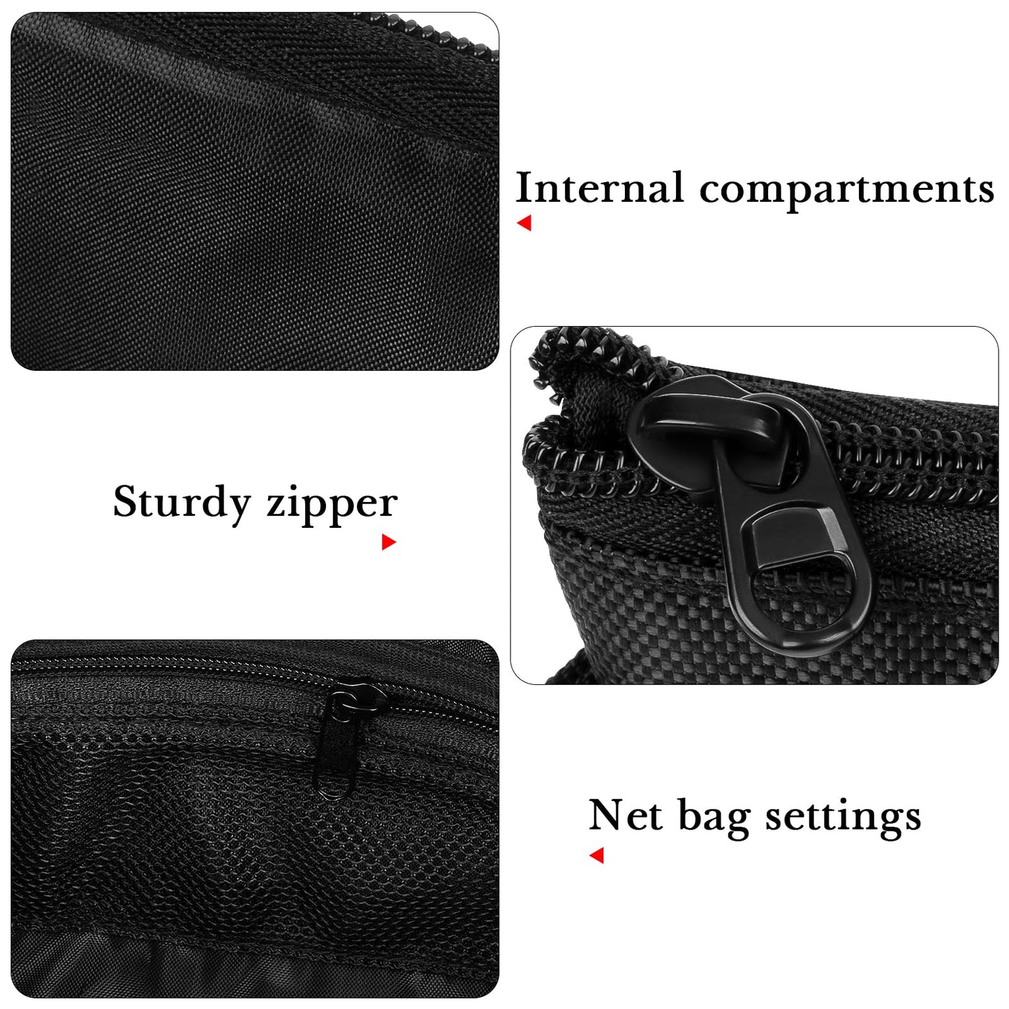 Linkidea Men's Body Hair Trimmer Travel Pouch, Thick Nylon Electric Shaver Storage Bag & Clipper Organizer Case, Compatible with Manscaped, Meridian Beauty and Personal Care Linkidea