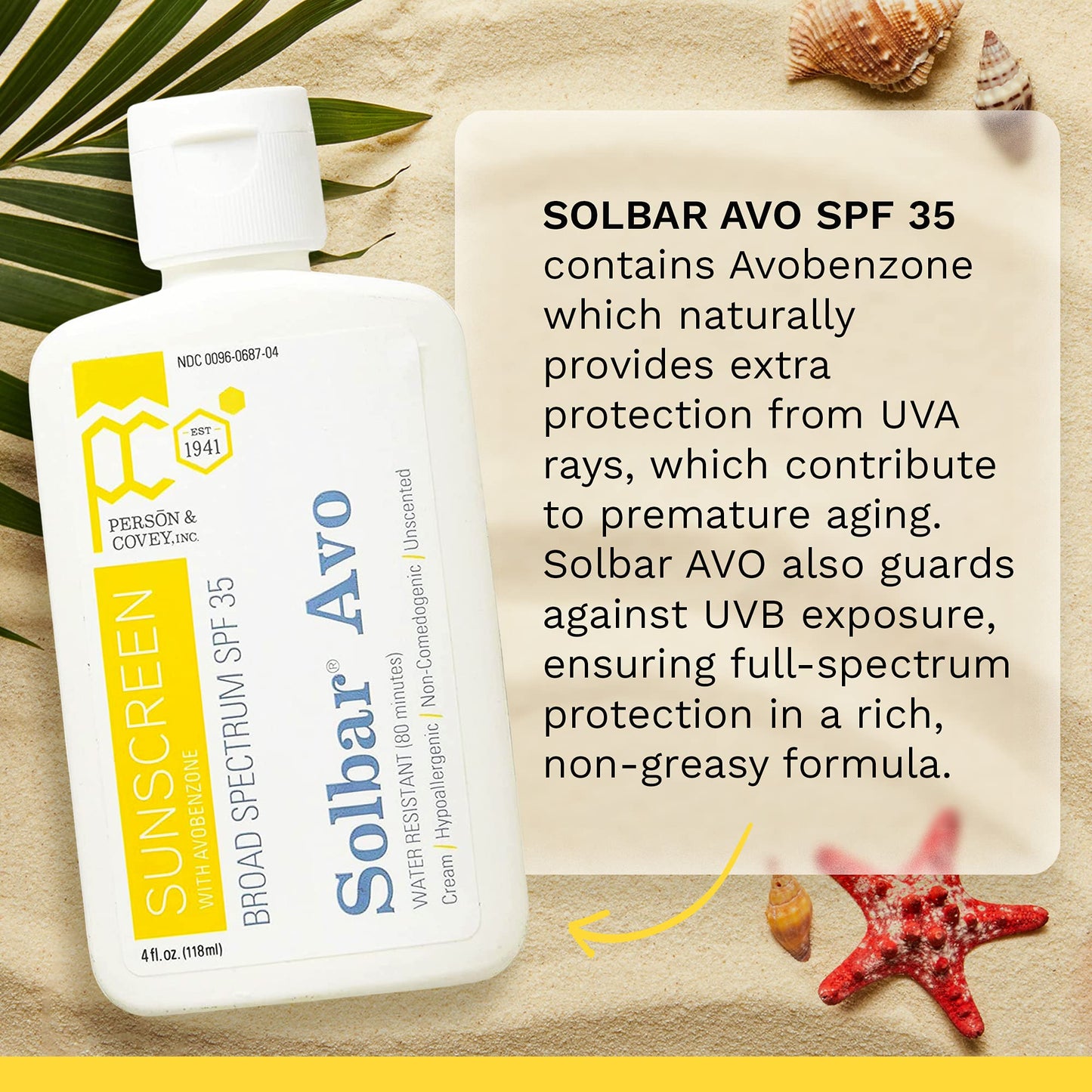 Solbar AVO SPF 35 Suncreen, 4 Oz Beauty & Personal Care Solbar