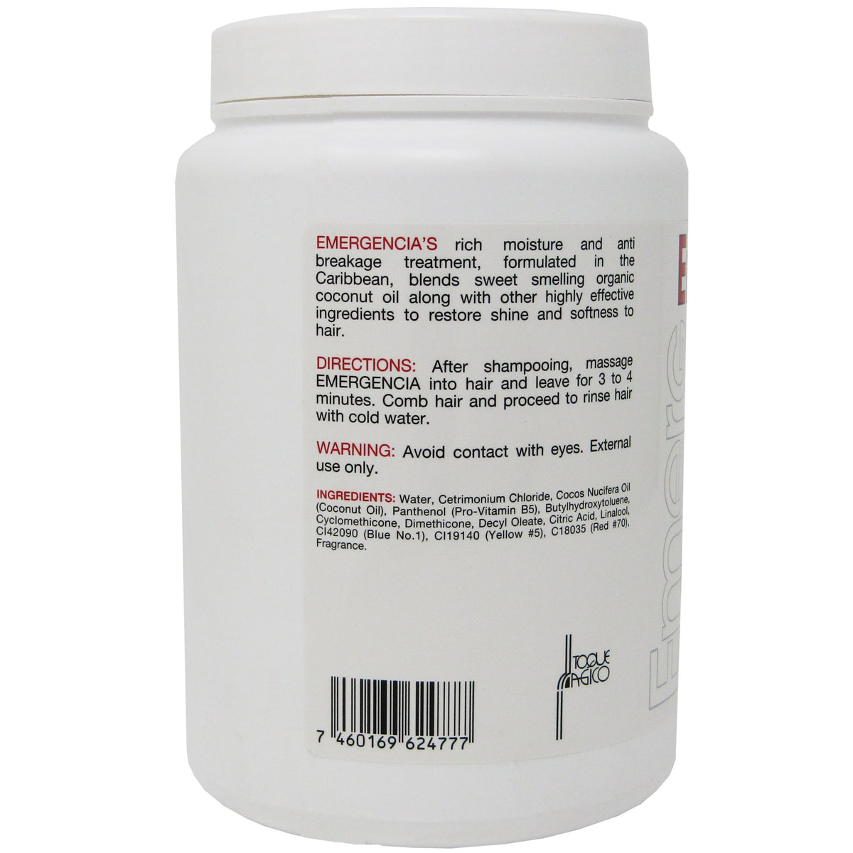 Toque Magico Emergencia Intense Moisture Split End Mask, 56 Ounce