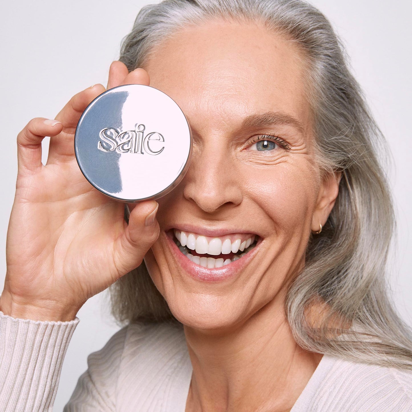 Saie Airset Radiant Loose Setting Powder - Weightless Face Powder to Set, Smooth + Diffuse Face Makeup - Formulated with Hydrating Squalane Beauty & Personal Care Saie