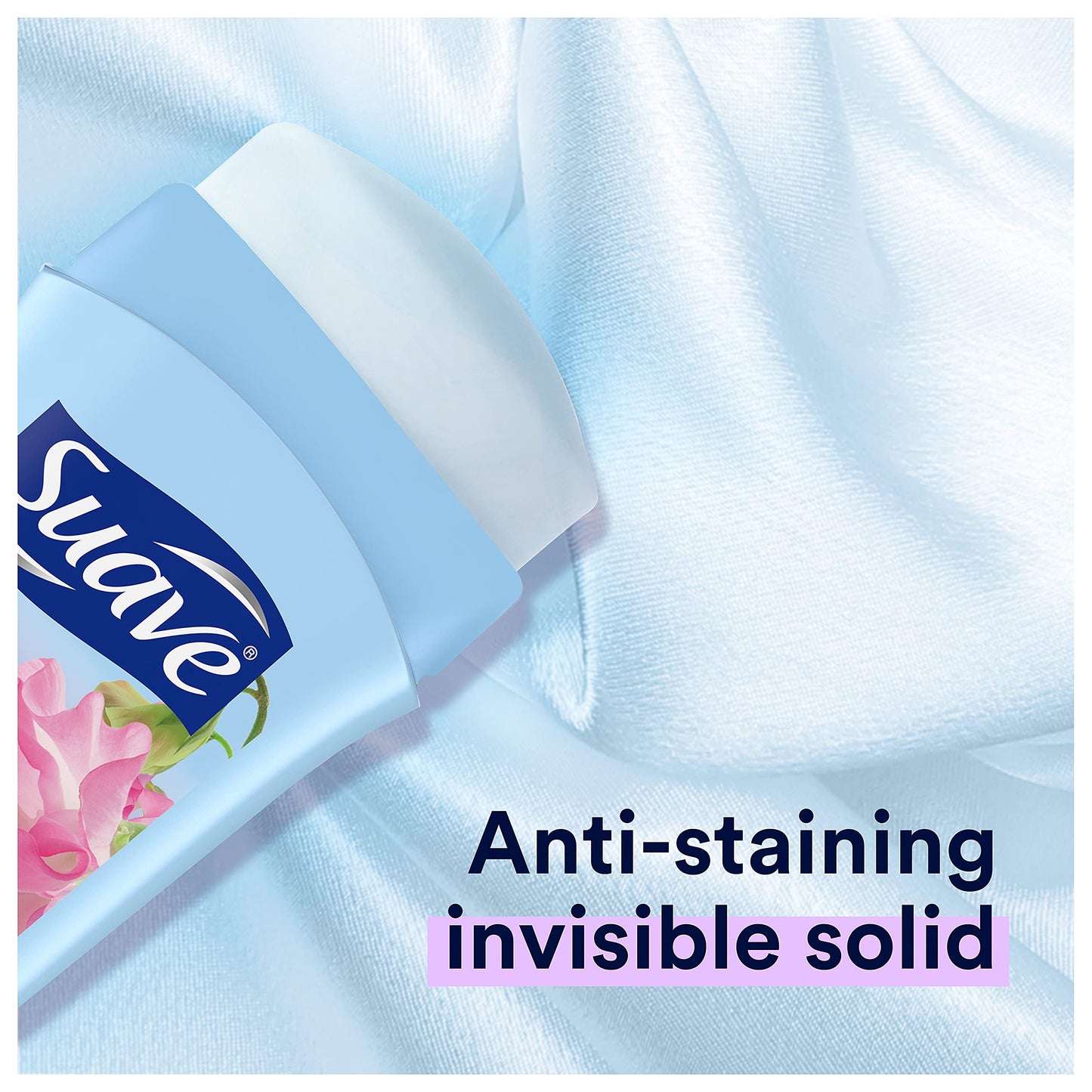 Suave Naturals Anti-Perspirant Deodorant Invisible Solid, Sweet Pea & Violet, 2.6 oz, 4 pack Beauty and Personal Care Suave
