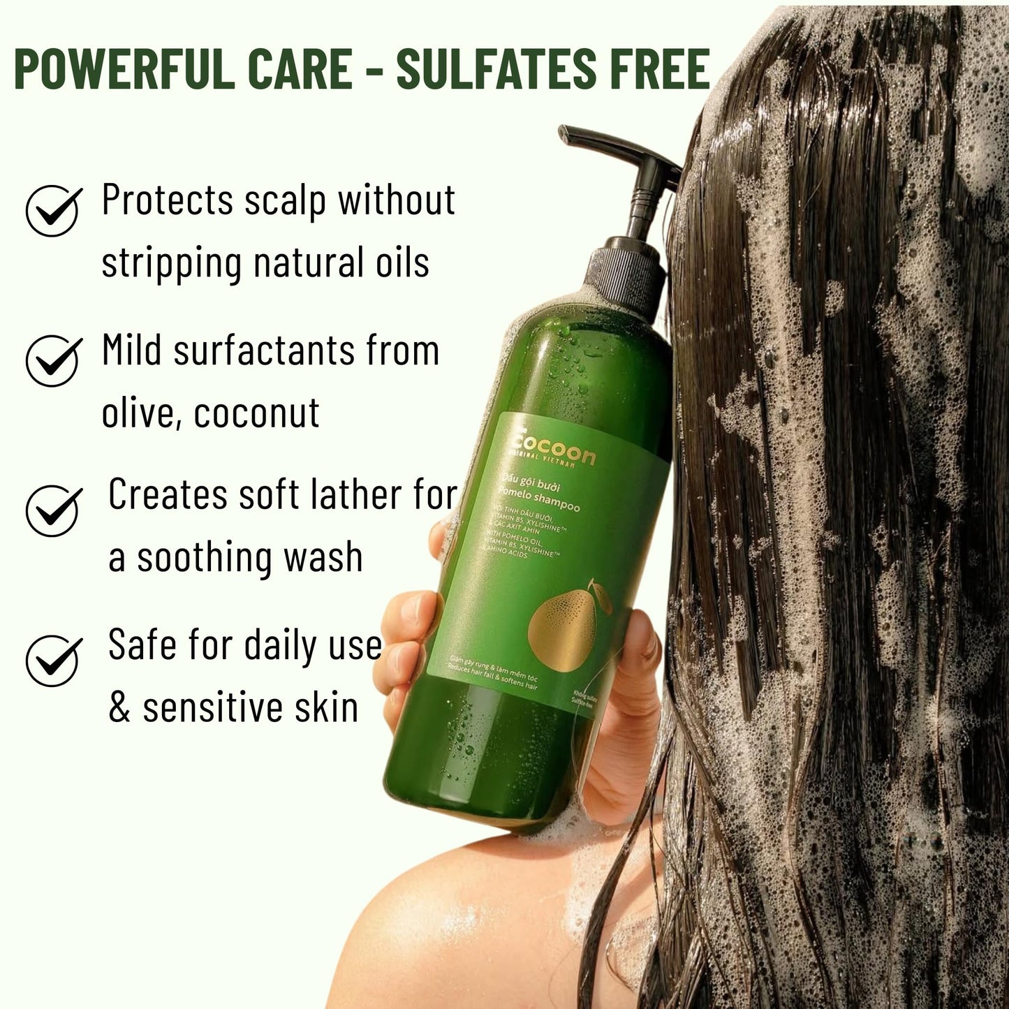 Cocoon Ultimate Hair Repair Set (SAVE 30%): Pomelo Tonic 4.7 fl oz, Shampoo & Conditioner 16.9 fl oz each, and Hair Mask 6.7 fl oz Beauty & Personal Care COCOONORIGINAL