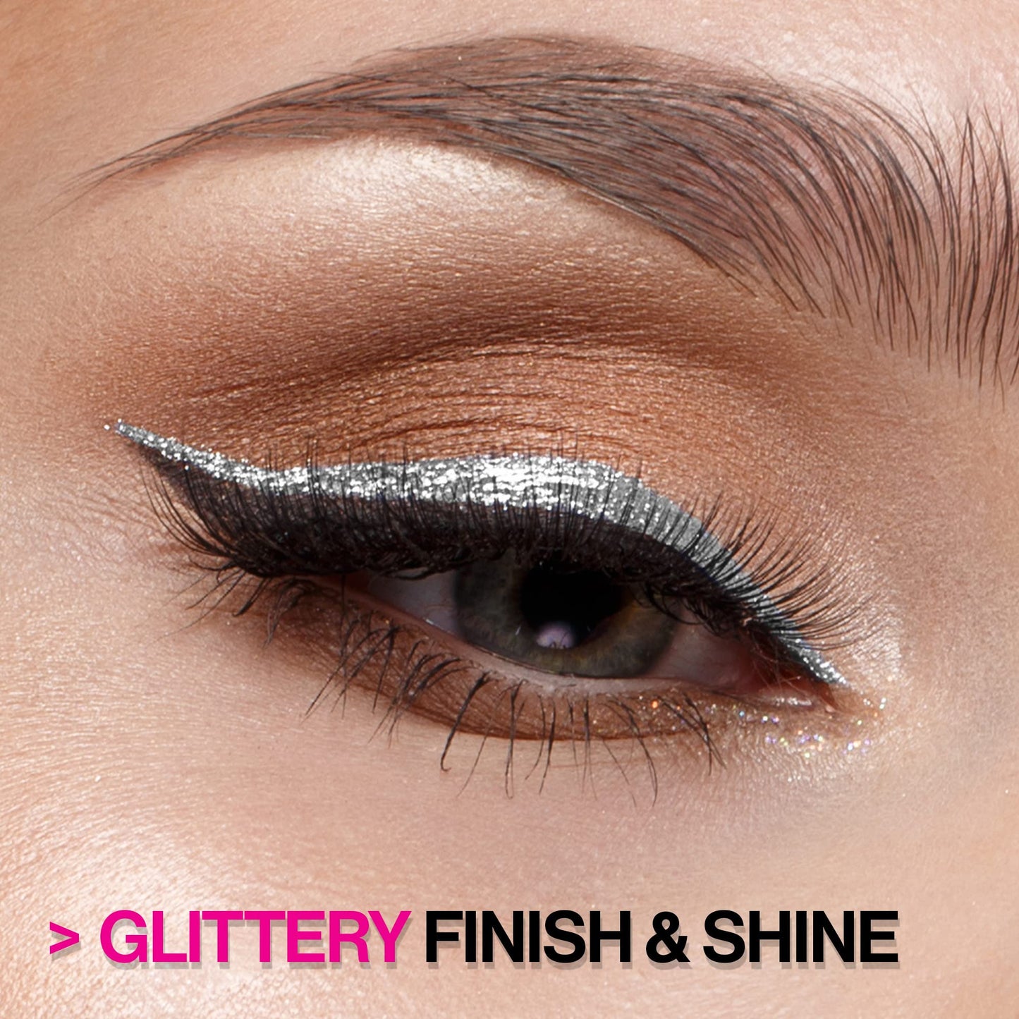 wet n wild Glitter Eyeliner Fantasy Makers Glitter Eye Liner Makeup, Silver Kaleidoscope Beauty & Personal Care wet n wild