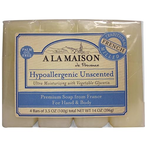 A La Maison Bar Soap Valu Pak Unscntd 4/3.5 Oz Beauty & Personal Care A LA MAISON
