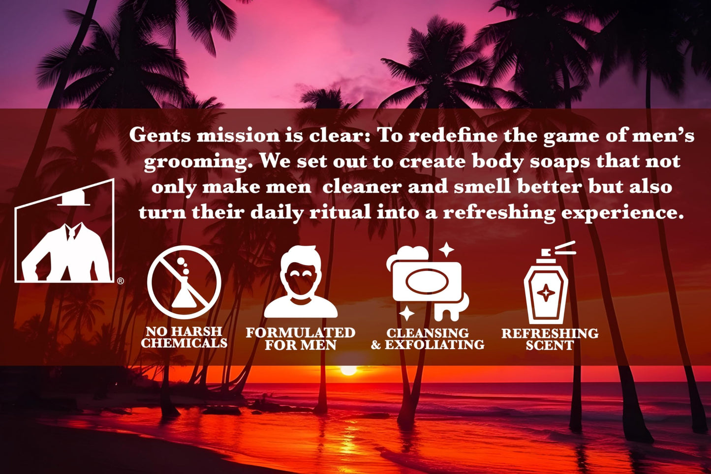 G.B.S Gents Variety Men's Body Soaps - Moisturizing Bar Soap for Men, Smell Fresh and Clean, Washing Hands & Body, All Skin Types for Bath and Shower Beauty & Personal Care G.B.S