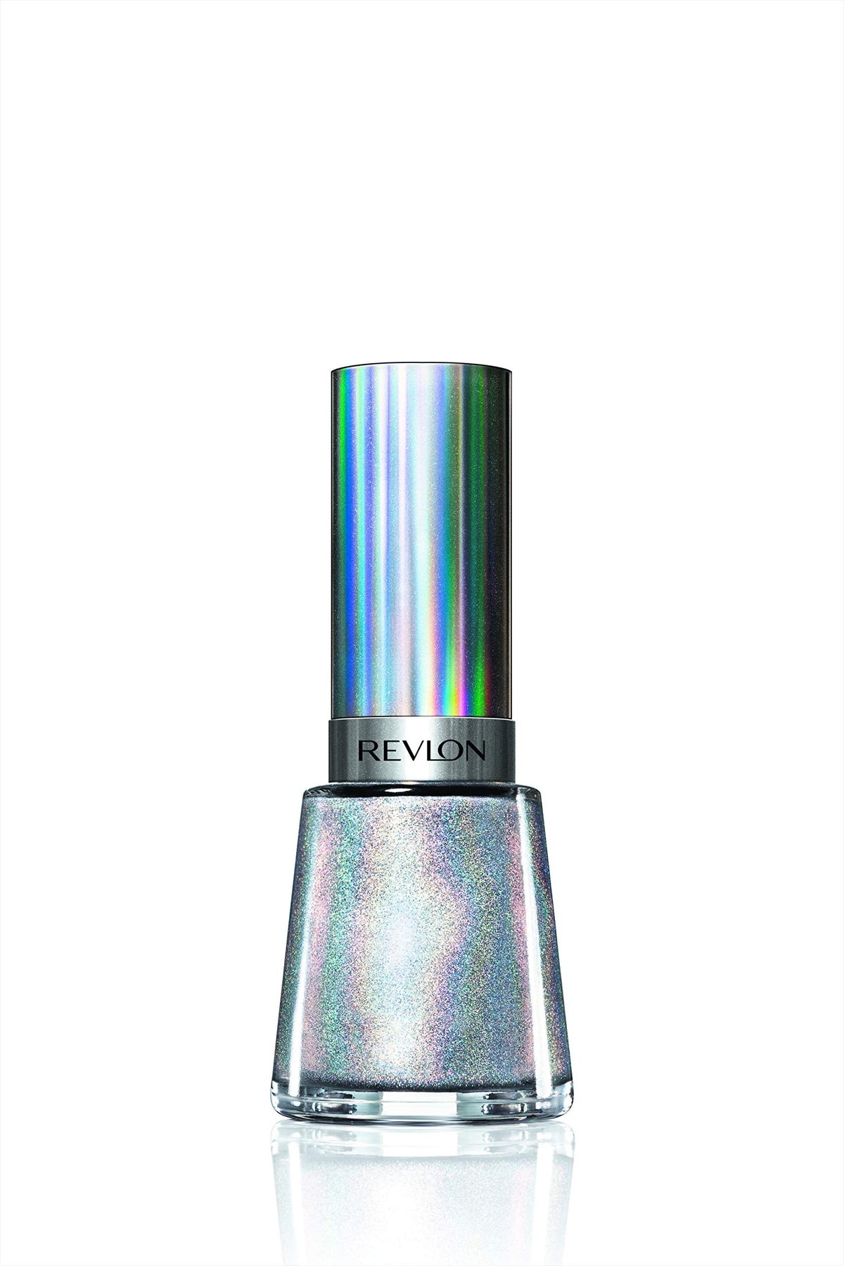 Revlon Nail Enamel, Chip Resistant Nail Polish, Glossy Shine Finish, in Black/Grey, 100 Hologasm, 0.5 oz Beauty & Personal Care REVLON