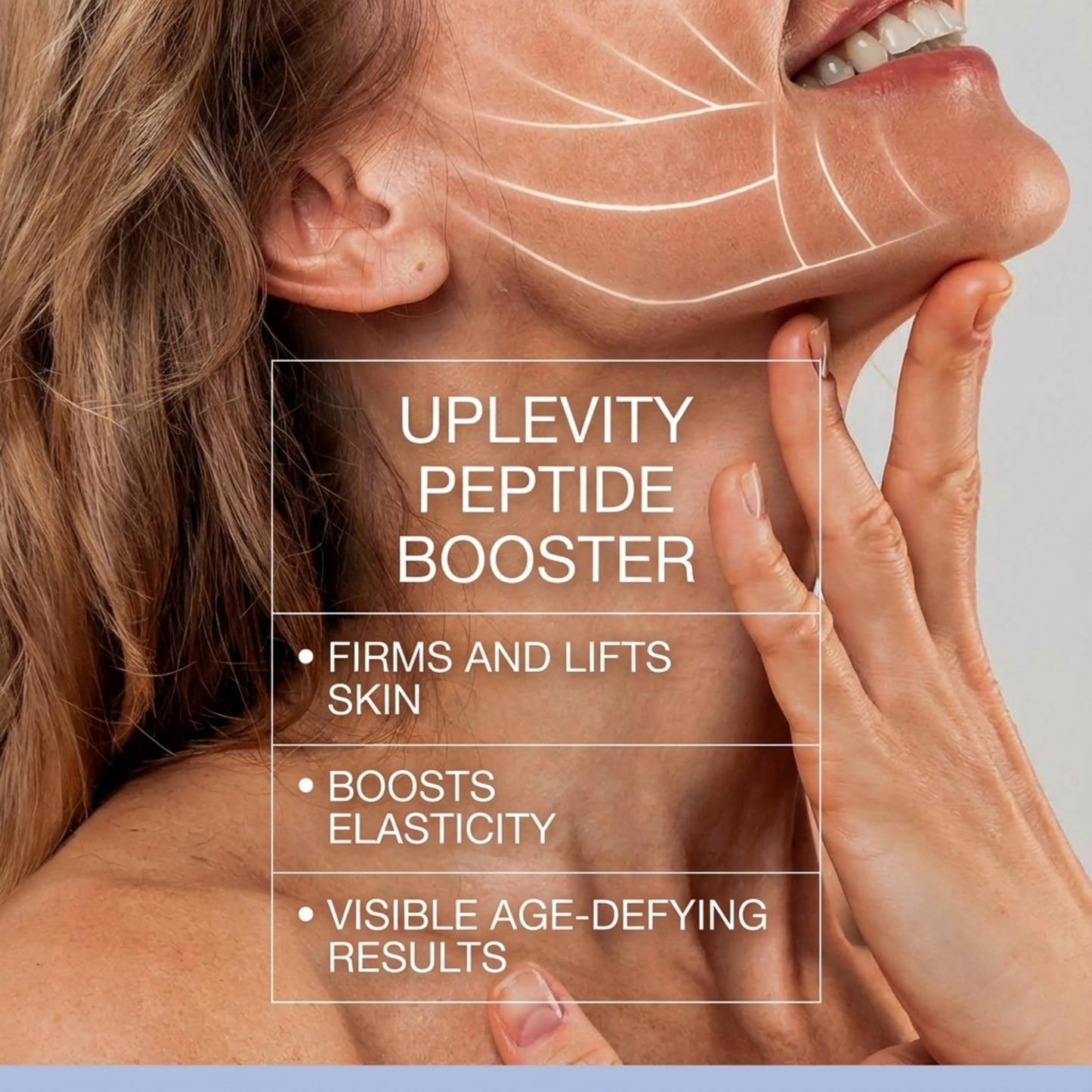 Skin Perfection Uplevity Anti-aging Tightening Peptide Serum Booster Firming Peptide Increase Elasticity Add To Any Moisturizer for Added Beauty & Personal Care Skin Perfection