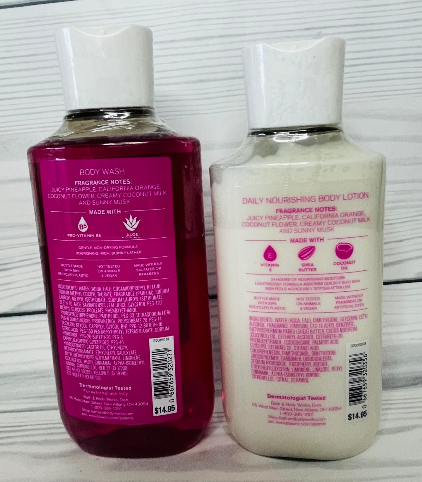 Bath & Body Works Malibu Heat Body Lotion and Body Gel Wash 2 Piece Set Beauty & Personal Care Bath & Body Works