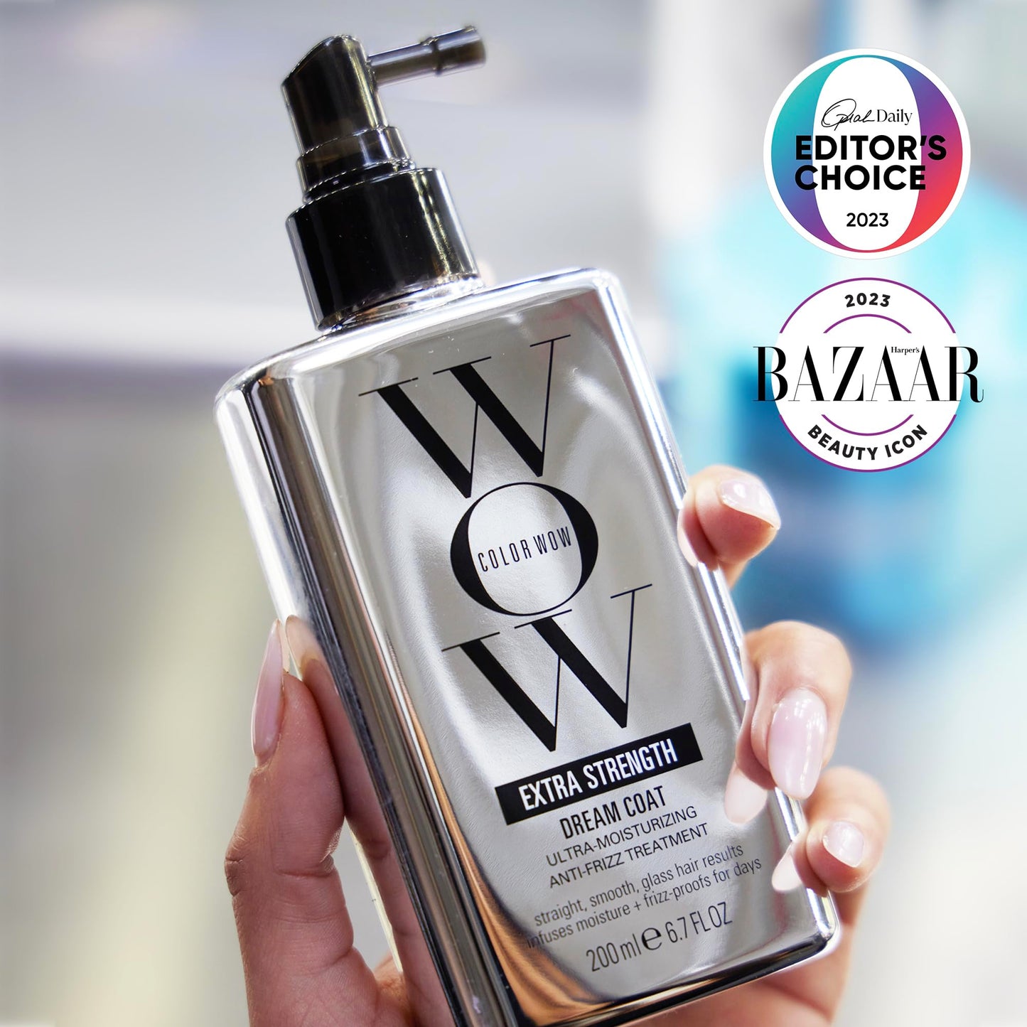 COLOR WOW Extra Strength Dream Coat, Ultra-Moisturizing Anti-Humidity Treatment with Heat Protectant for Glassy, Frizz-Prone Hair Beauty and Personal Care COLOR WOW