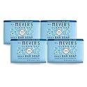 MRS. MEYER'S CLEAN DAY Bar Soap, Use as Body Wash or Hand Soap, Made with Essential Oils, Rain Water, 5.3 oz, 4 Bars Beauty & Personal Care Mrs. MEYER'S