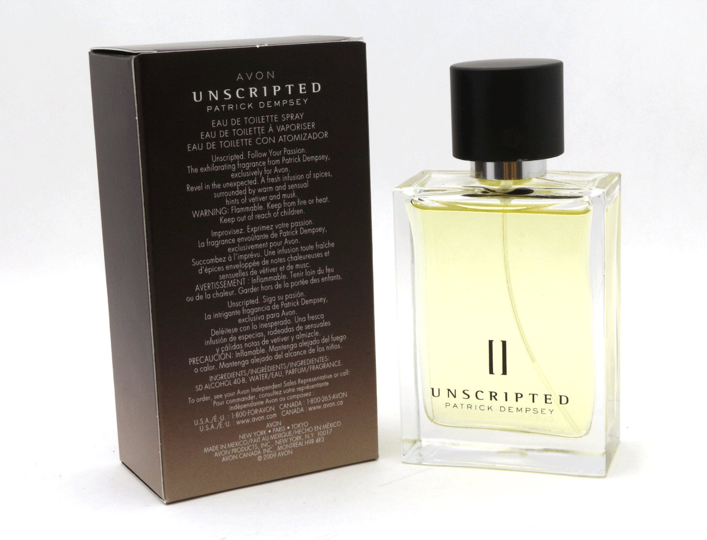 Unscripted by Patrick Dempsey for Avon Eau De Toilette Beauty & Personal Care Avon