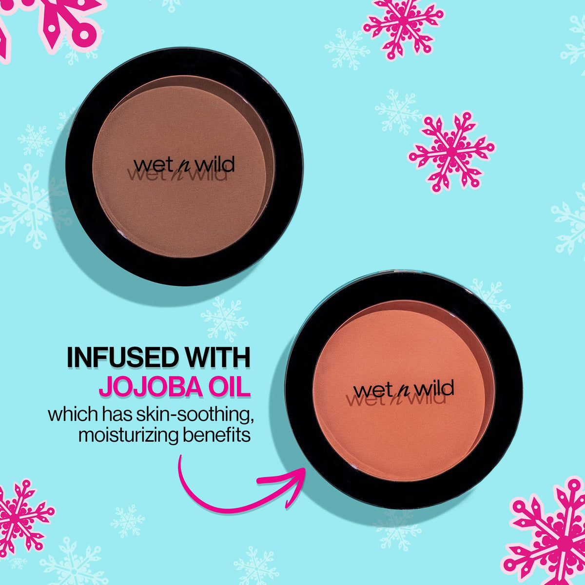 wet n wild Color Icon Blush Duo, Effortless Matte Natural Sheer Glow & Seamless Blend, Luxuriously Infused Smooth Jojoba Oil, Cruelty-Free & Vegan