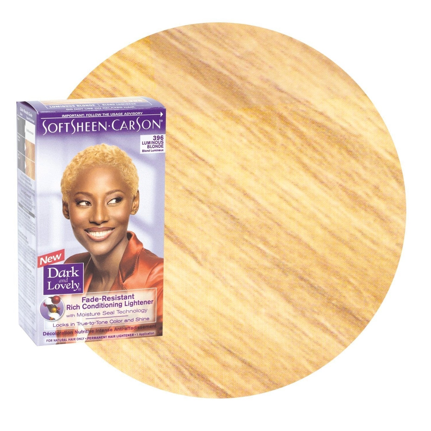 Dark and Lovely Fade Resistant Rich Conditioning Color, [396] Luminous Blonde, 1 ea (Pack of 10) Beauty & Personal Care Dark and Lovely