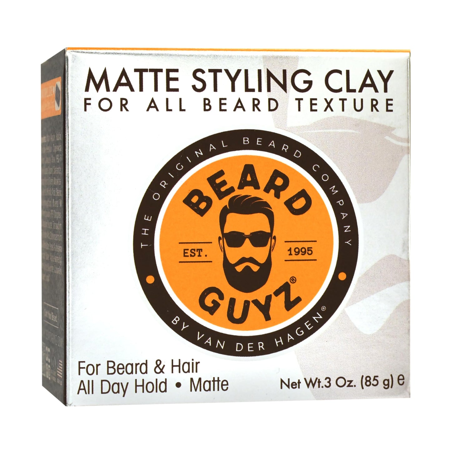 Beard Guyz Matte Styling Clay - Strong?Hold for Beard & Hair - Natural Texture & Matte Finish Styling Clay for Men’s Grooming, 3 oz Beauty & Personal Care Beard Guyz