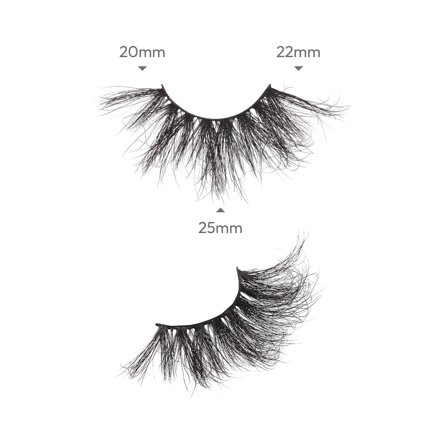 i-ENVY False Lashes Luxury Mink Collection Eyelashes 100% Real Mink Glamorous Eye Look Lashes Maximum Fluffiness 3D Multi-Curl Angle Beauty & Personal Care i•ENVY