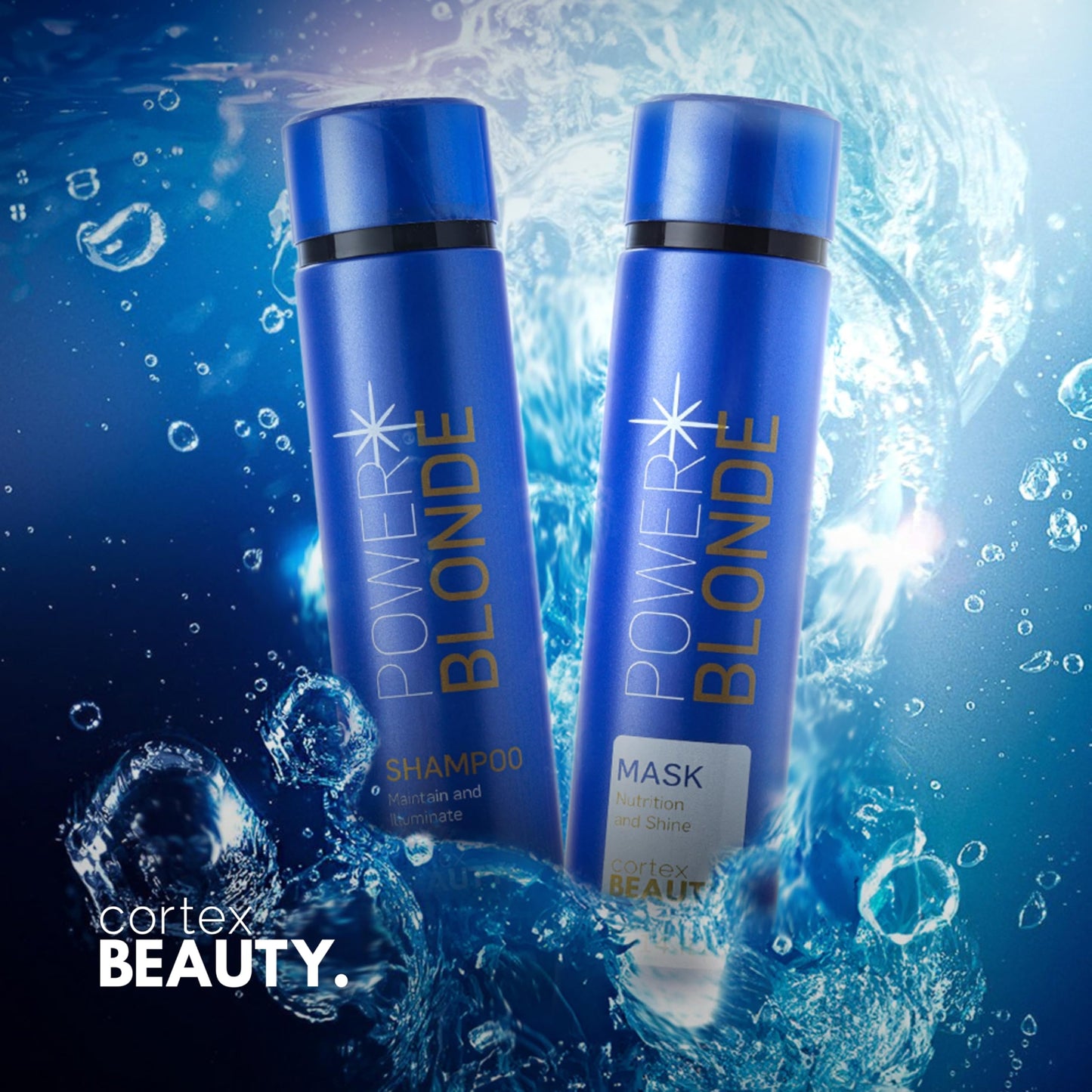 Cortex Beauty Power Blonde | Blonde Perfecting Shampoo & Mask Bundle | 10.14oz Beauty & Personal Care Cortex International