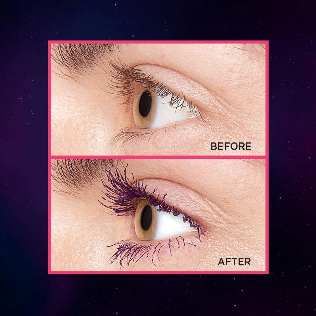 L'Oreal Paris Telescopic Lift Colored Mascara, Lengthening and Volumizing Eye Makeup, Lash Lift with Up to 36HR Wear, Washable, Galactic Purple