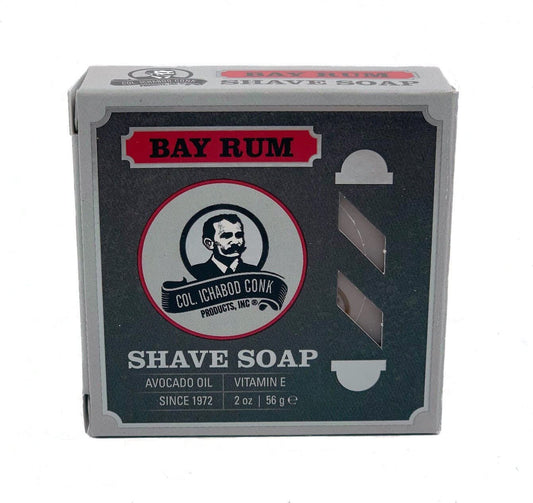 4 Set - Col. Conk Bay Rum Glycerine Shave Soap Beauty and Personal Care Col Conk