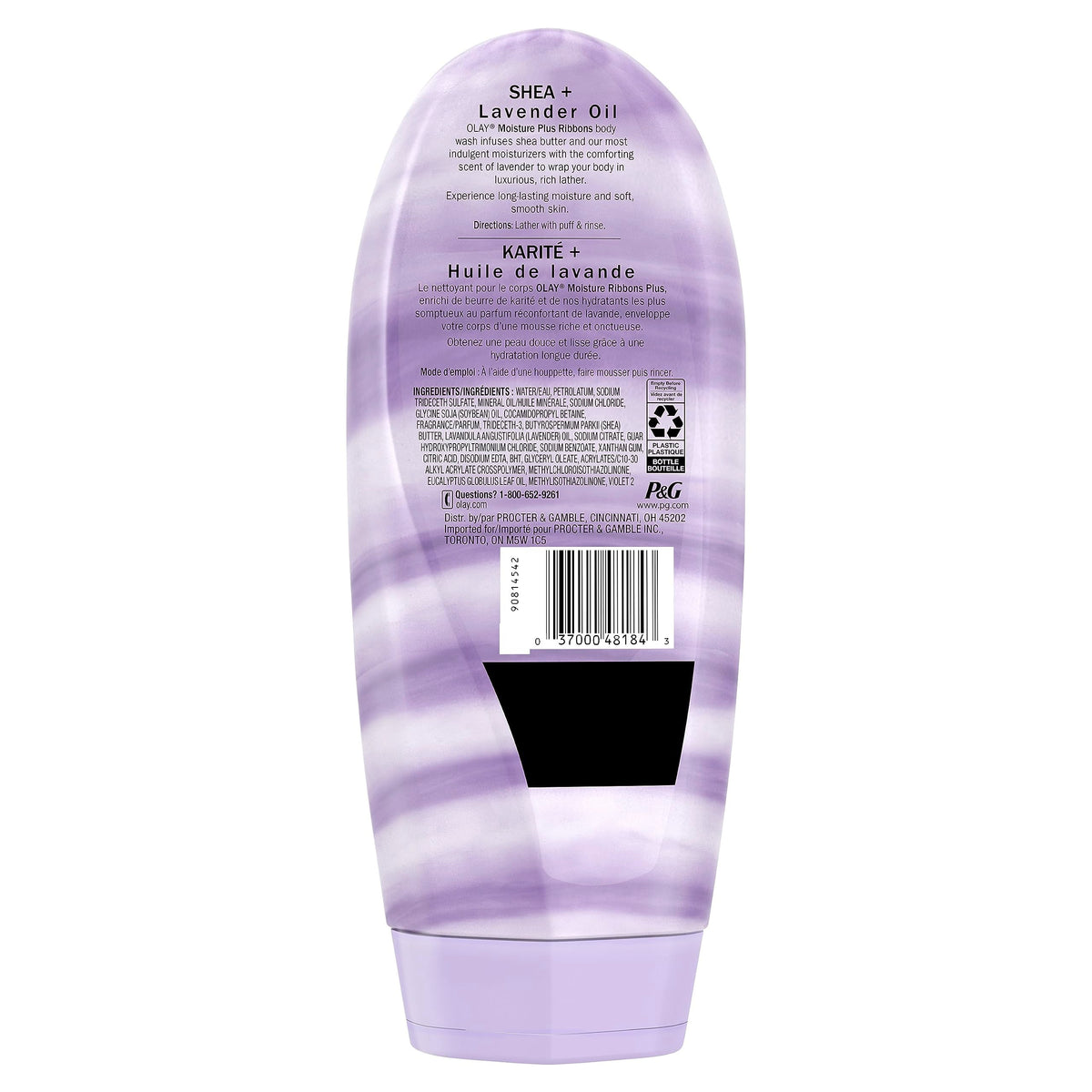 Olay Moisture Ribbons Plus Shea + Lavender Oil Body Wash, 18 oz Beauty & Personal Care Olay