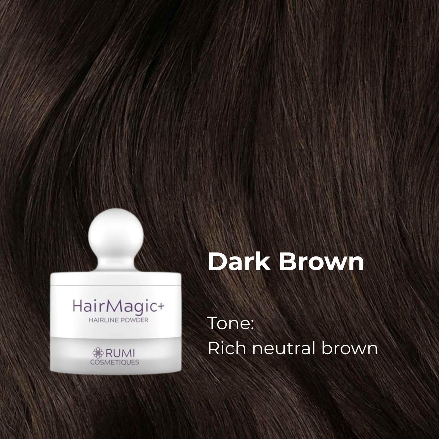 Rumi Cosmetiques HairMagic+ Root Touch Up Powder for Mature Women - Instant Gray Hair Coverage & Hairline Filler - Water-Resistant, Natural Finish Beauty & Personal Care Rumi Cosmetiques