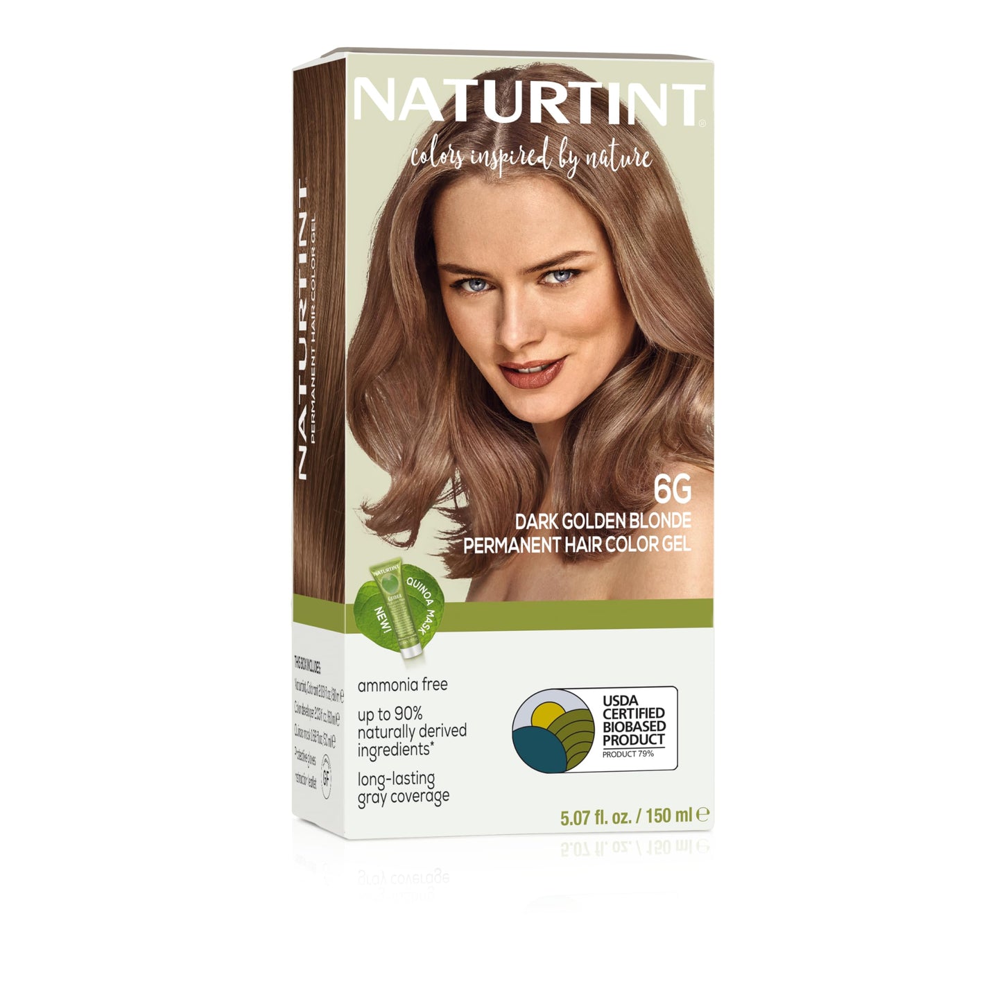 Naturtint 6G Dark Golden Blonde Permanent Hair Color (Pack of 1), Ammonia Free, Vegan, Cruelty Free, up to 100% Gray Coverage, Long Lasting Results Beauty & Personal Care Naturtint