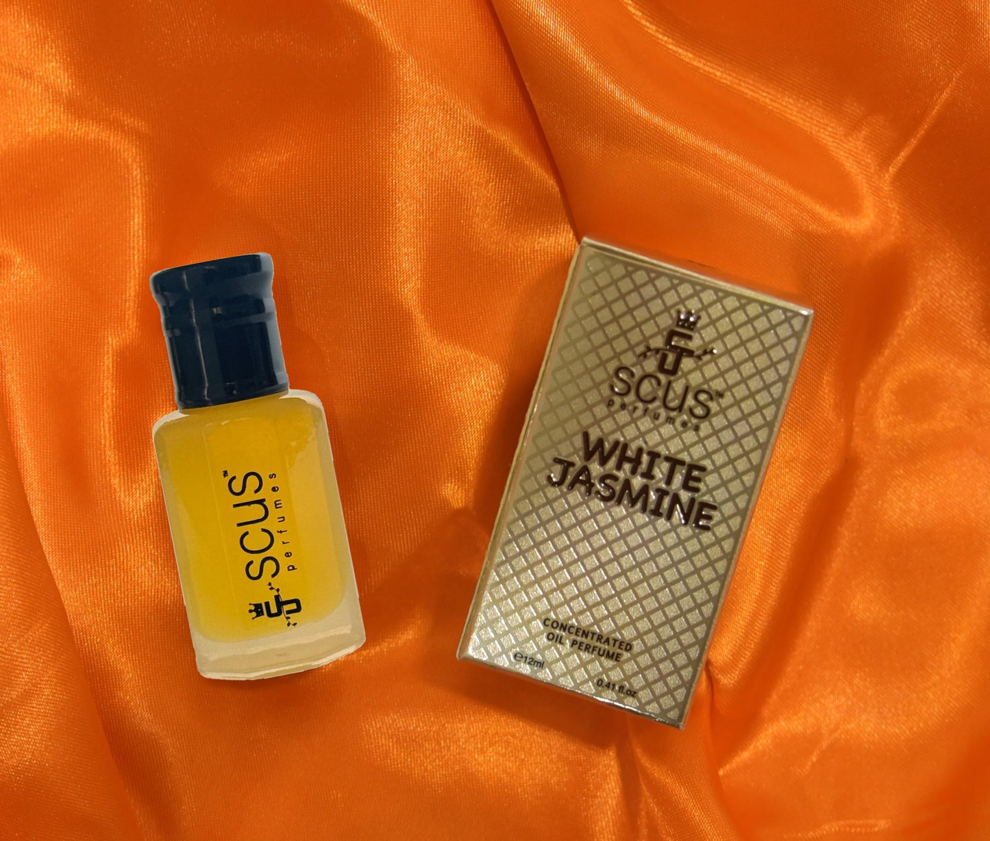 SCUS Perfumes White Jasmine 12 ML Concentrated Fragrance (0.41 fl. oz) Beauty & Personal Care SCUS Perfumes