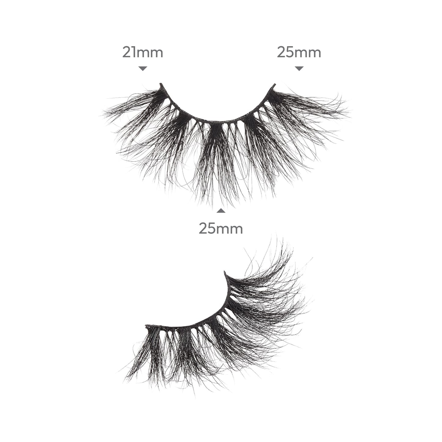 i-ENVY False Lashes Luxury Mink Collection Eyelashes 100% Real Mink Glamorous Eye Look Lashes Maximum Fluffiness 3D Multi-Curl Angle Beauty & Personal Care i•ENVY