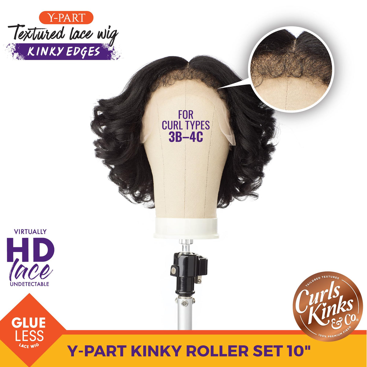 Sensationnel CKCO Kinkyedges Wig-Kinky Roller Set 10 Inch, HL280/51