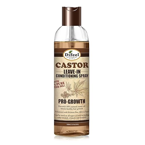 Difeel Pro Growth Leave in Conditioning Spray with 100% Natural Castor Oil 6 ounce Beauty & Personal Care Difeel