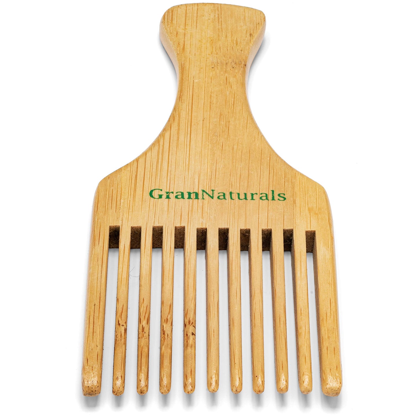 GranNaturals Wooden Comb & Hair Pick - Natural Wood Volumizing & Styling Tool for Thick, Coarse, Curly Hair - Non-Static Comb for Afro & Beard - Long Beauty & Personal Care GranNaturals