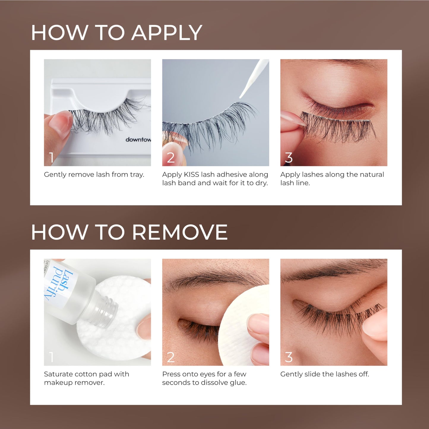Kiss Lash Couture Naked Drama Collection Ruffle (Pack of 6) Beauty & Personal Care KISS