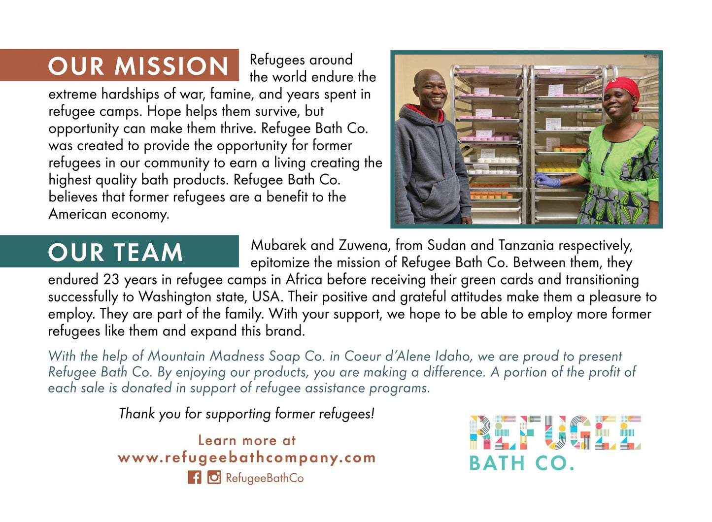 Refugee Bath Co. Mens Variety Bath Bombs, 2.5 oz Each, Cocoa Butter and Plant Based Ingredients, Vegan, Support Refugee Employment in The USA, Made… Beauty & Personal Care Refugee Bath Co.