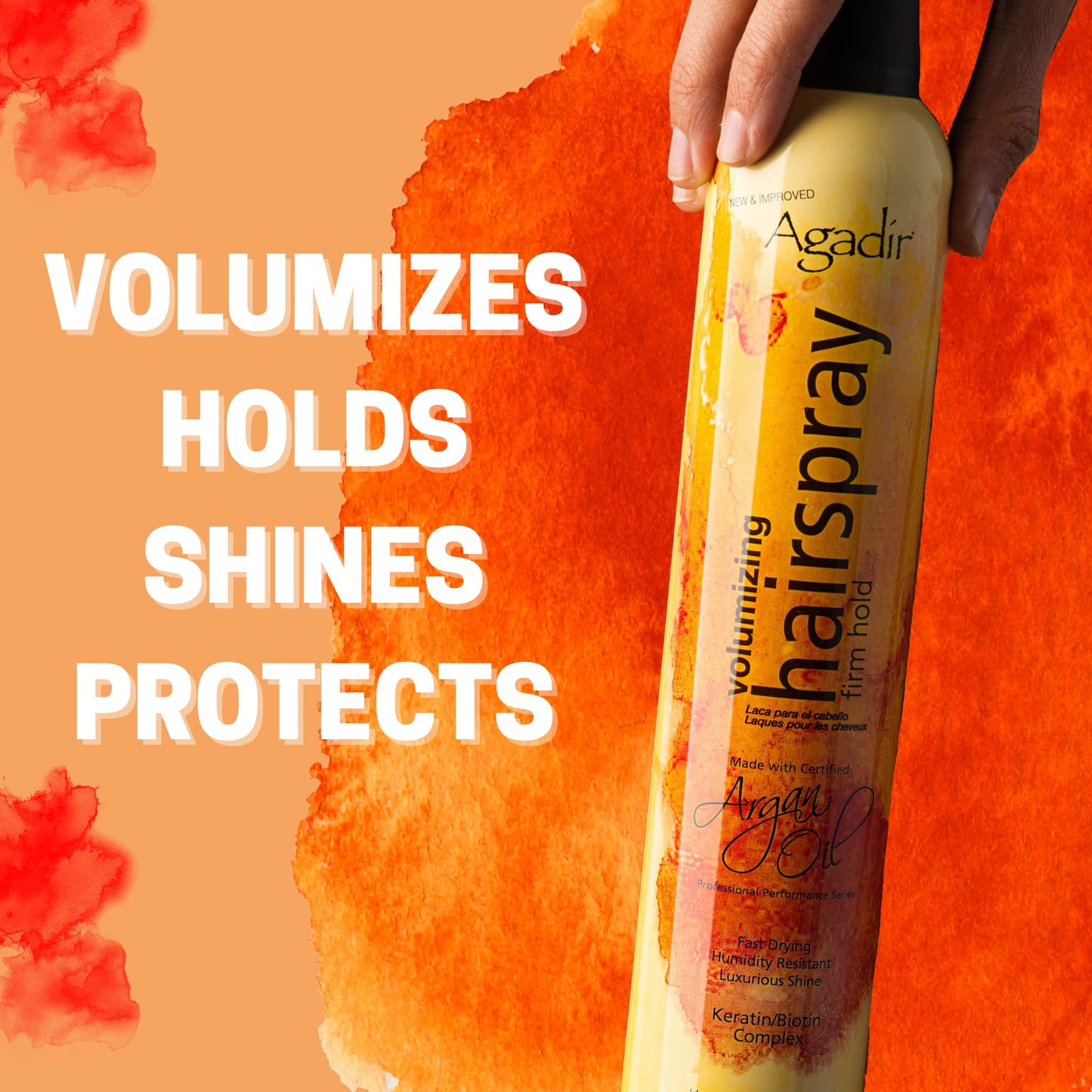 AGADIR Volumizing Firm Hold Hair Spray, 10.5 oz Beauty & Personal Care Agadir