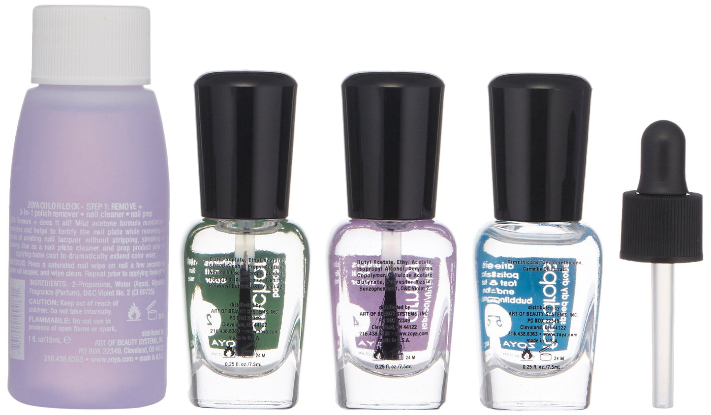ZOYA Mini Color Lock System Manicure Kit Beauty & Personal Care ZOYA